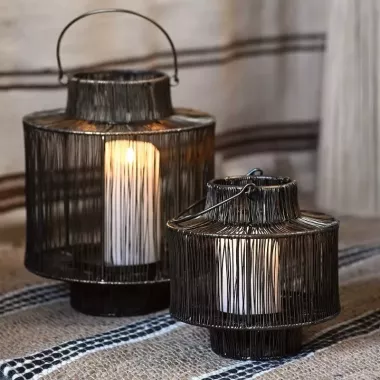 Lanterne ZEN laiton antique