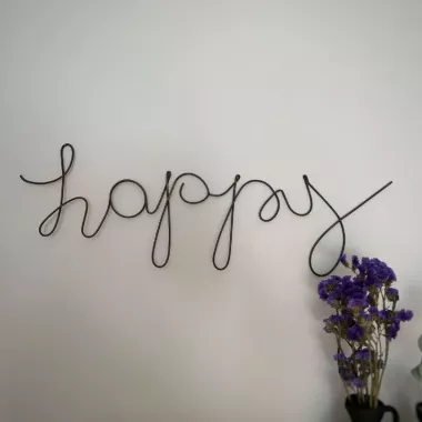 Décoration murale "Happy"