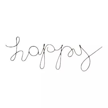 Décoration murale "Happy"
